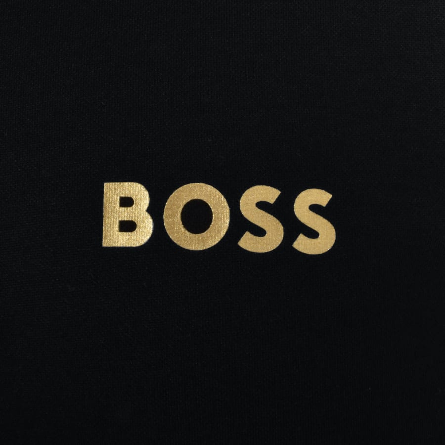 BOSS Quarter Zip Sweatshirt Black | Mainline Menswear United